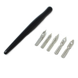 Artway Dip Pen Set with 5 Drawing & Calligraphy Nibs - Out of Package Alt