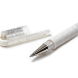 Hero Shot - Pentel Hybrid Gel 'Grip' Pen - White