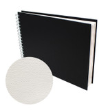 Artway '35' Studio Watercolour Sketch Book - 300gsm - 35% Cotton - A4 Landscape - the premium, Italian-made, 35% cotton watercolour paper from Artway is now available in a travel friendly and vegan friendly sketchbook in A4 Landscape format. 