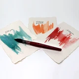 Artway INDIGO Handmade 100% Cotton-Rag Paper Packs - Mid Texture - Demo