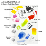 Artway Studio 240gsm Mixed Media Paper Packs