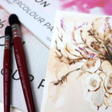 Artway Watercolour Pad - 100% Cotton - A3/A4/A5  - With Brushes