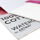 Artway Watercolour Pad - 100% Cotton - A3/A4/A5  -  Open