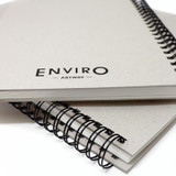 Artway Enviro Greyboard Recycled Sketchbook in A4 - Stacked view