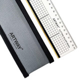 Artway Brass Metal Edge Acrylic Cutting Rule - 60cm - CLEARANCE