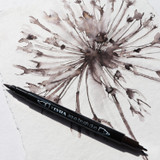 Lyra Aqua Brush Duo Pen - Sepia Illustration