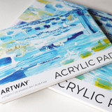 Artway acrylic pads in A3 and A4, heavyweight pre-primed Italian paper