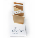 Artway Tree Free Accordion Note Book - Beige - CLEARANCE
