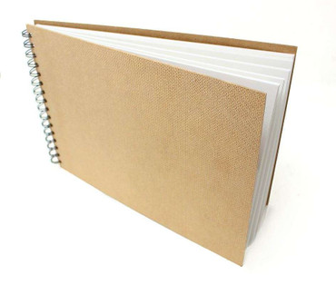 Artway Enviro premium recycled A4 landscape sketchbook. Hard cover a4 hardback notebook - 170gsm recycled A4 paper.