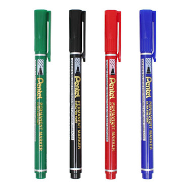 Pentel NF450 Extra Fine Permanent Marker Pens