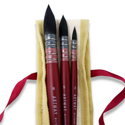 Artway Synthetic Quill Mop Brushes - Hero Shot