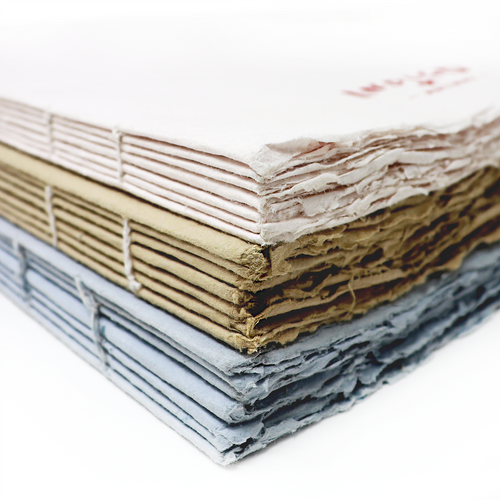 Artway INDIGO Handmade 100% Cotton-Rag Book Block - 200gsm Mid Texture