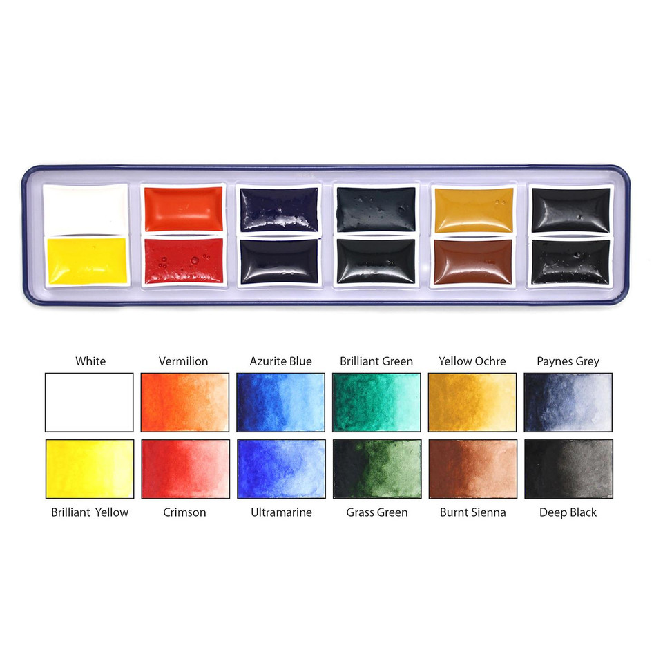 Artway High Pigment Watercolour Paint Set