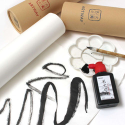 Artway Rice Paper Rolls, Ink and Brush Sets