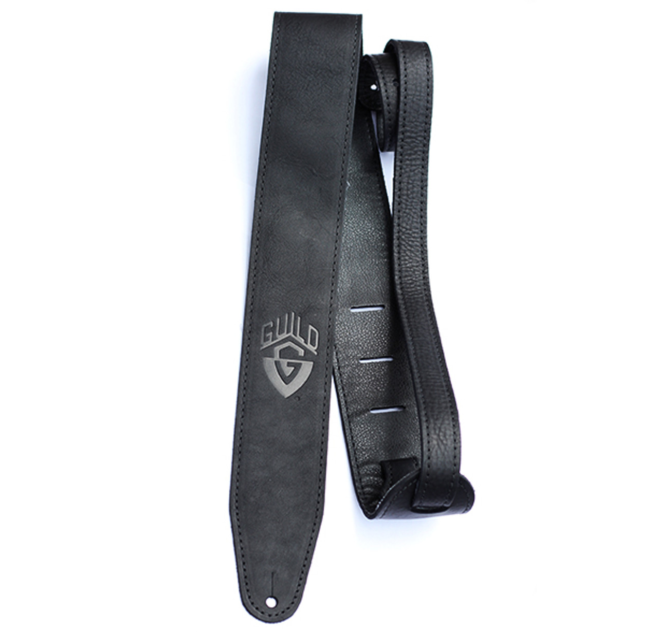 Standard Leather Guitar Strap (Black)