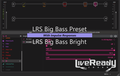 LRS Big Bass Crafted IRs™