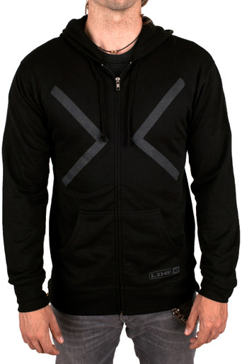 Helix Zip Hoodie Black Medium - Line 6 Shop US