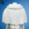 NN923 Faux Fur White Cape