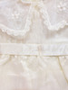 BU165 Baby Girls Long Sleeve Organza Satin Christening Dress Gown