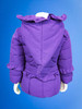W090 Girls Winter Puffer Jacket with frills