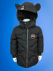 W091 Boys Winter 'bear' Puffer Jacket with removable hoodie