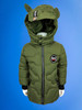 W091 Boys Winter 'bear' Puffer Jacket with removable hoodie
