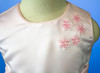 NG724 Baby Girl Toddler Floral Embroidery Satin Dress with Bolero