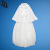 F106 Faux Fur White Cape