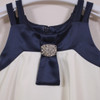 BU380 Baby Girl Toddler Colour Rhinestone Satin Dress