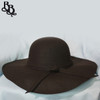 N292 Ladies Summer Felt Wide Brim Hat