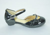 G222 Girls Patent Leather Shoe with diamante