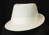 L096 Boys Colour Straw Fedora Hat