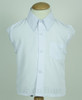 299 White Silk Polyester Long Sleeve Shirt