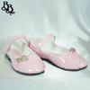 G450 Girls Colour Shoe with Bow and Diamante