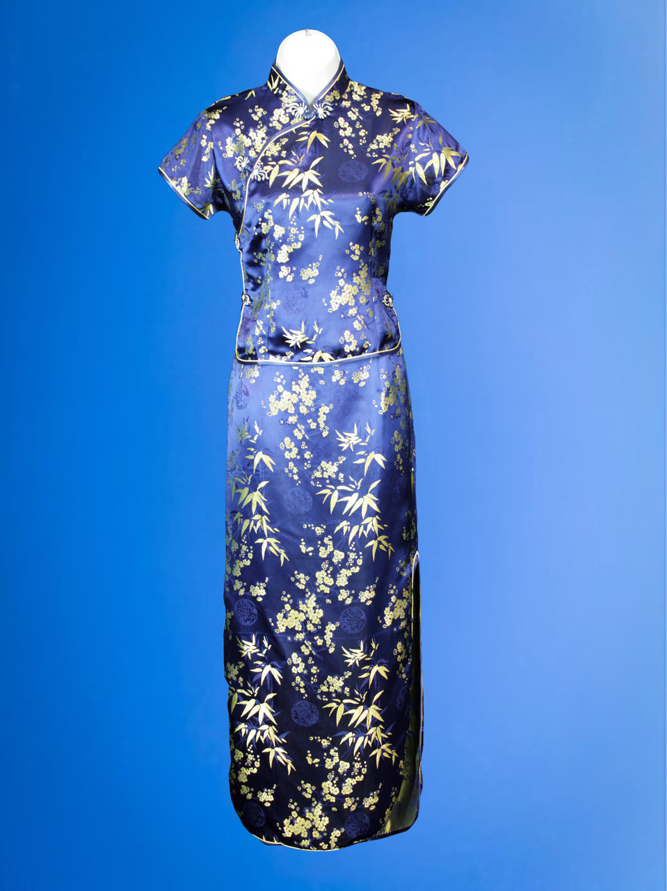 traditional chinese dress blue