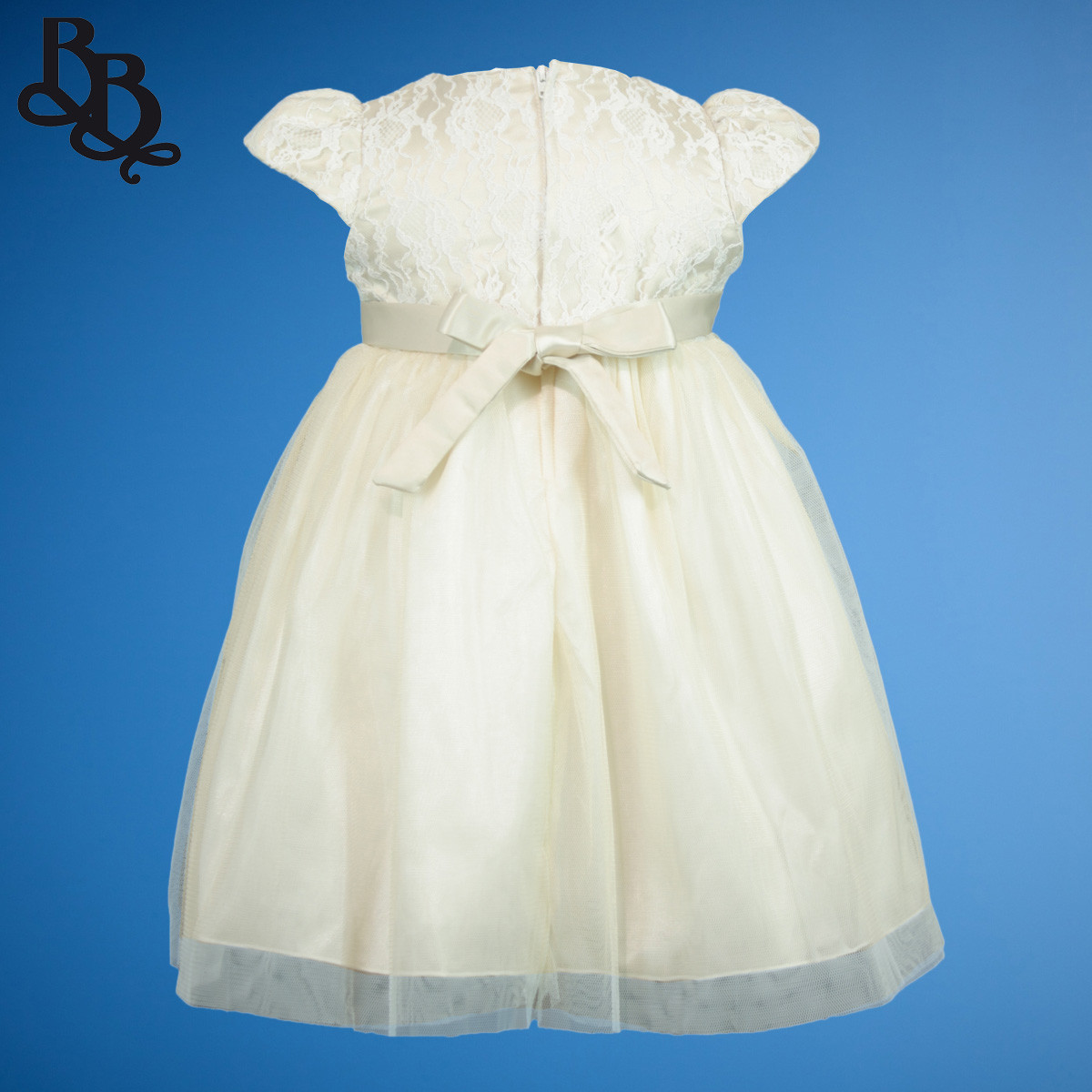 BU450 Baby Girls Champagne Dress - Buu Buu Fashion