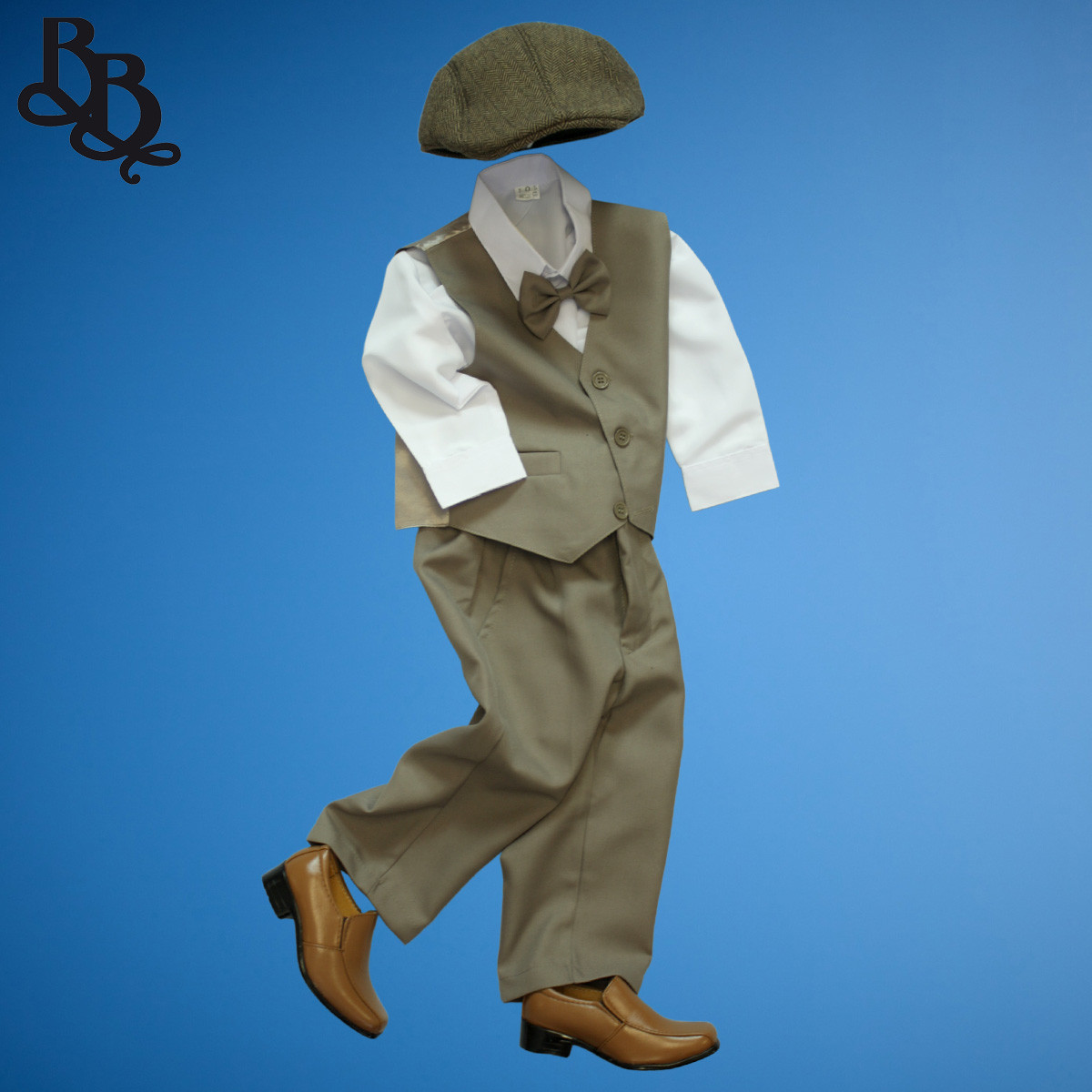 TT9W Light Brown Page Boy Suit Buu Buu Fashion