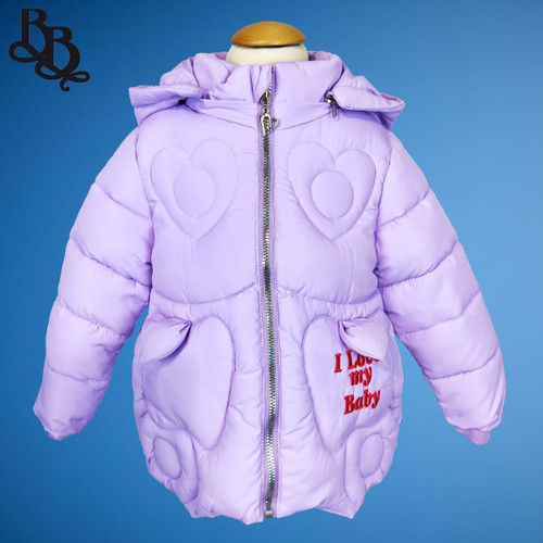 W096 Girls Winter Puffer Jacket