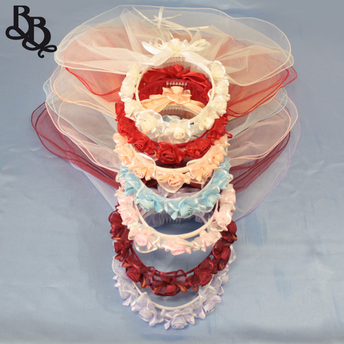 DK501 Crown Headband and Veil