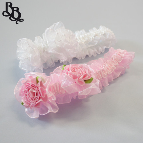 N645 Baby Girls Floral Elastic Headband