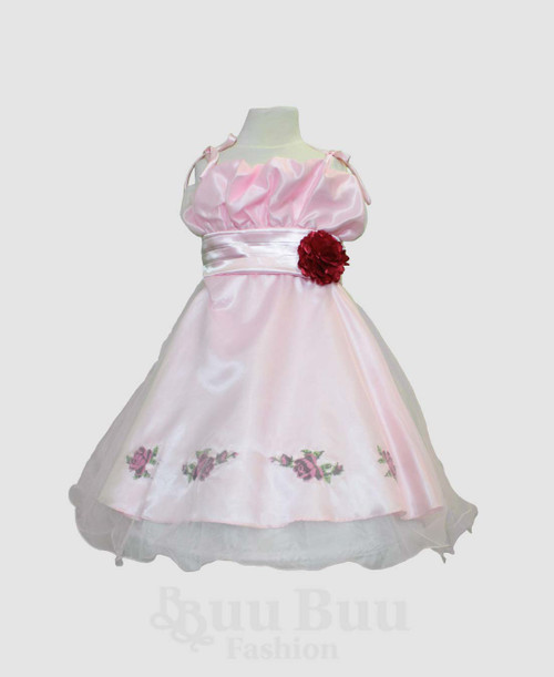 L204 Floral Short Party Dress
