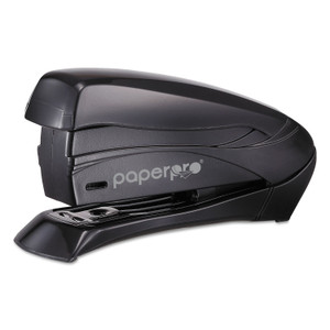 Inspire Spring-Powered Half-Strip Compact Stapler, 15-Sheet Capacity, Black - ACI1493