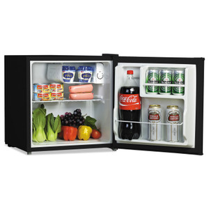 1.6 Cu. Ft. Refrigerator With Chiller Compartment, Black - ALERF616B