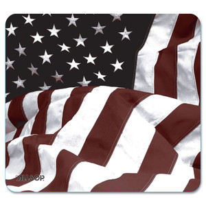 Naturesmart Mouse Pad, American Flag Design, 8 1/2 X 8 X 1/10 - ASP29302