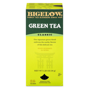 Single Flavor Tea, Green, 28 Bags/box - BTC00388