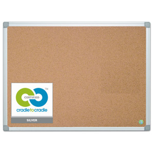 Earth Cork Board, 36 X 48, Aluminum Frame - BVCCA051790
