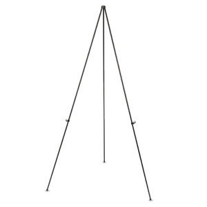 Instant Easel, 61 1/2", Black, Steel, Lightweight - BVCFLX04201MV