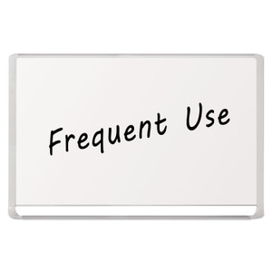 Lacquered Steel Magnetic Dry Erase Board, 48 X 72, Silver/white - BVCMVI270205