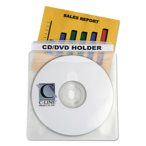 Deluxe Individual Cd/dvd Holders, 50/bx - CLI61988