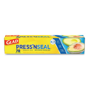 Press'n Seal Food Plastic Wrap, 70 Square Foot Roll, 12 Rolls/carton - CLO70441